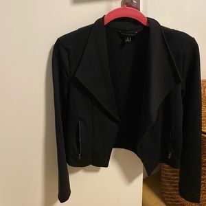 Banana Republic Black Moto Blazer Pockets Size S